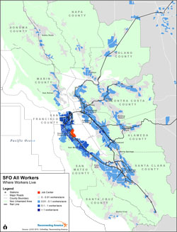 Commuting Pattern to SFO