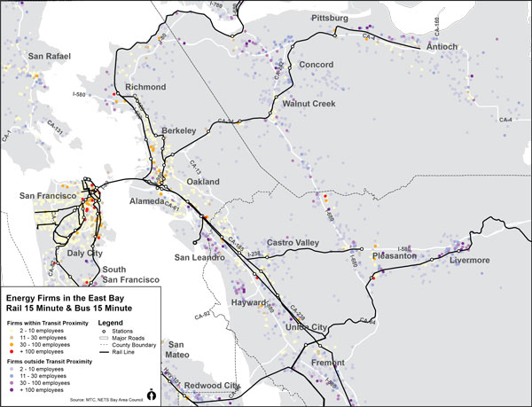 Bay Area East Bay Energy Firms Rail Bus