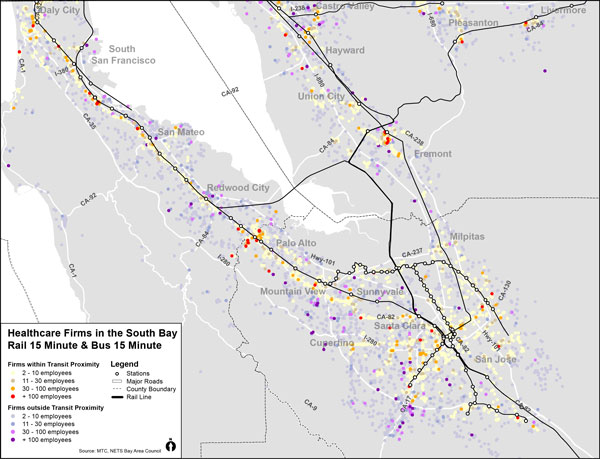 South Bay Healthcare firms proximity to transit